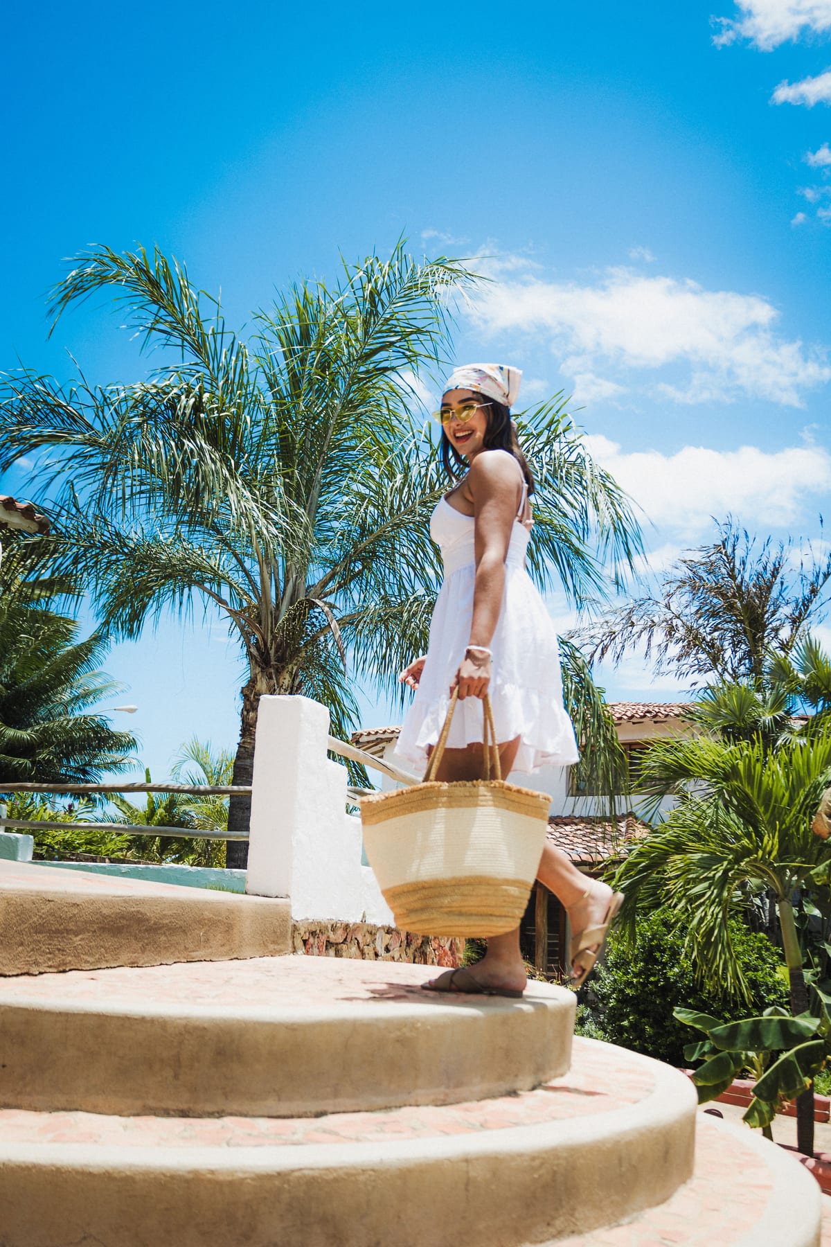 Disfrutando del entorno tropical